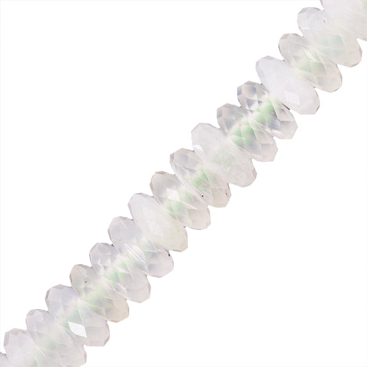 Jade Rondela Facetada 2x5mm Verde
