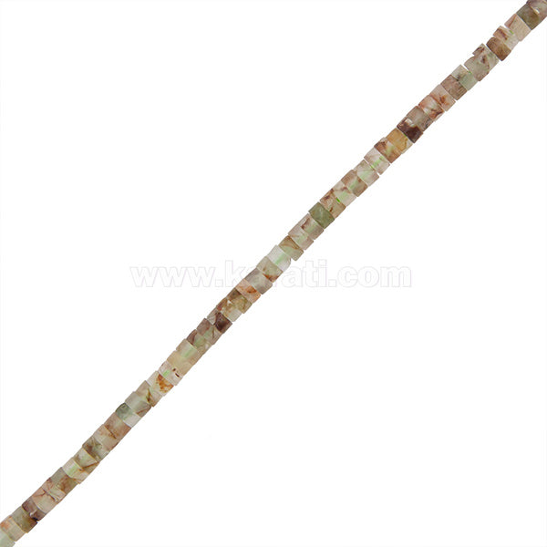 Jasper Rondela 2x4mm Cafe