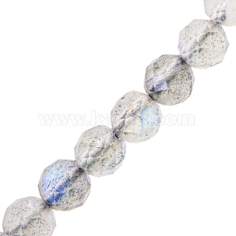 Labradorita Esfera Facetada 3mm Gris