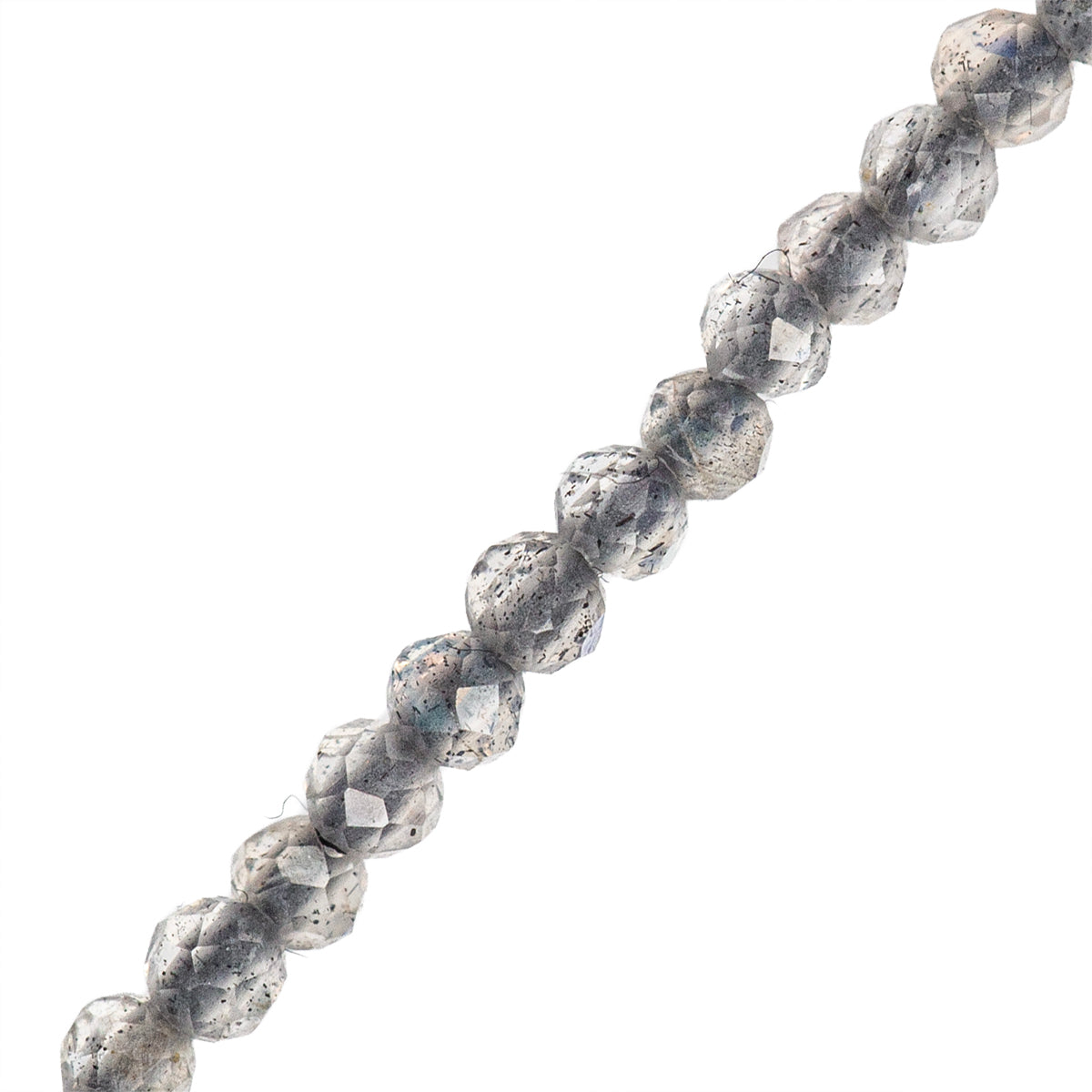 Labradorita Esfera Facetada 1.5mm Gris