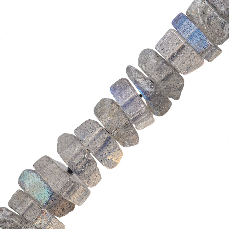 Labradorita Cuadro 2x4mm Gris