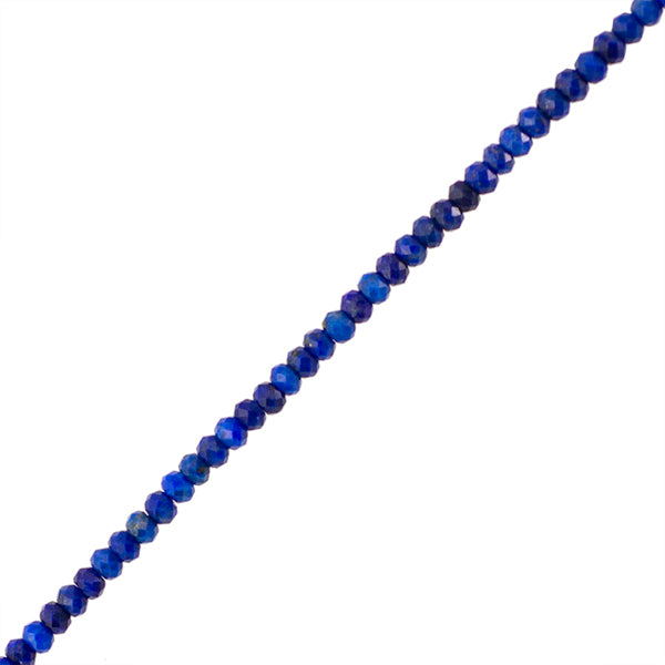 Lapislazuli Rondela Facetada 2x3mm Azul