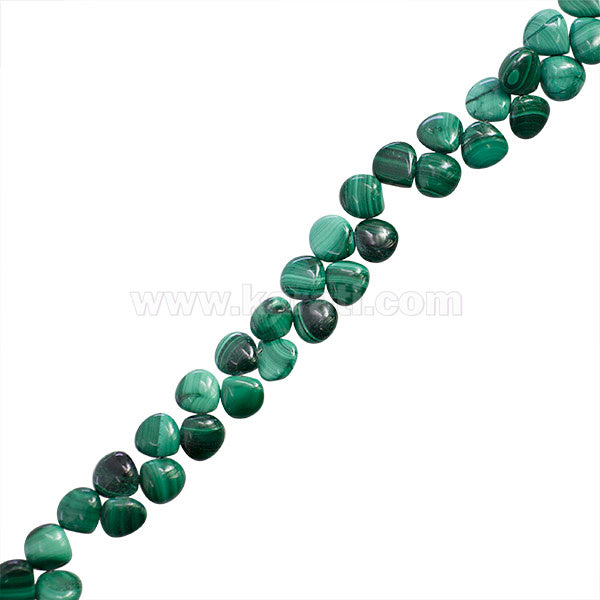 Malaquita Gota 8x8mm Verde