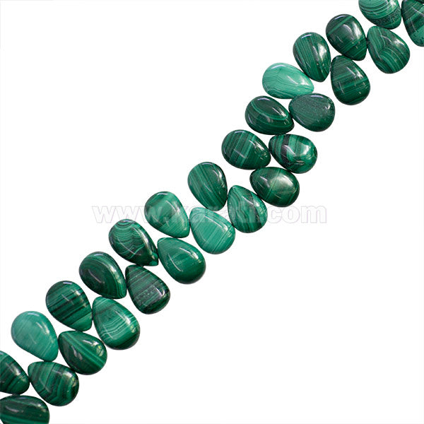 Malaquita Gota 13x9mm Verde