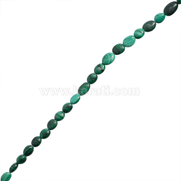 Malaquita Oval Liso 7.7x6mm Verde