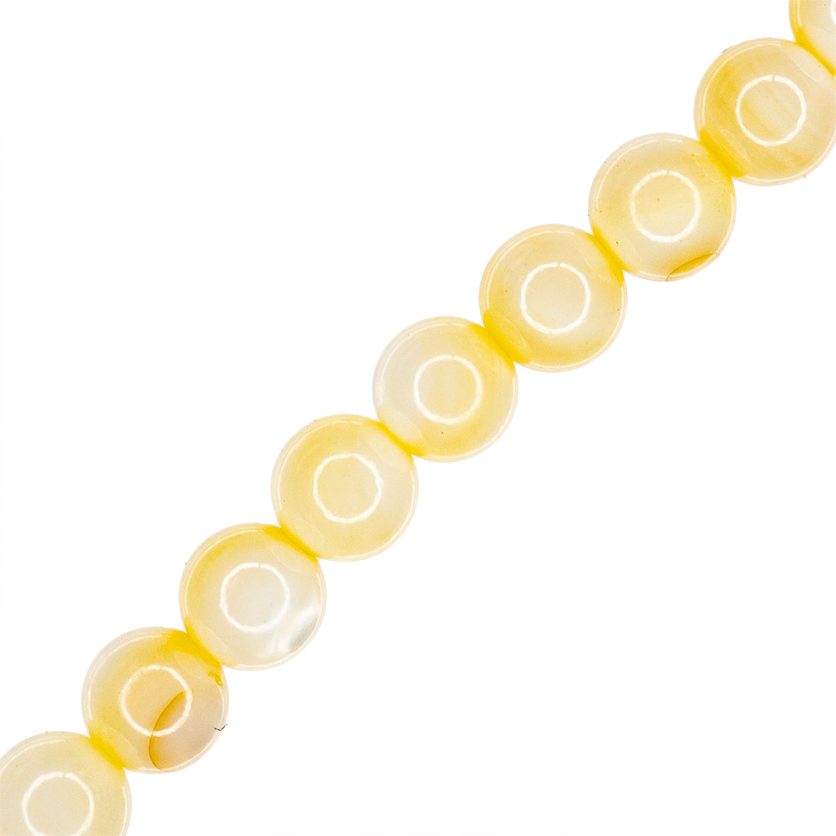 Madre Perla Esfera 3mm Amarillo