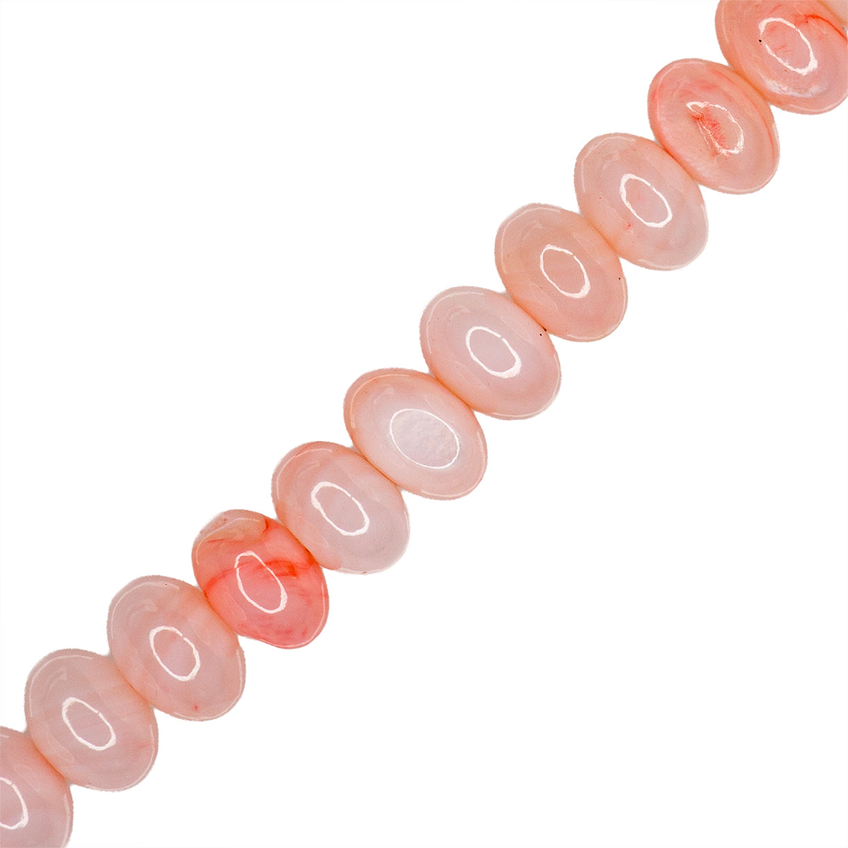 Madre Perla Róndela 4x6mm Rosa