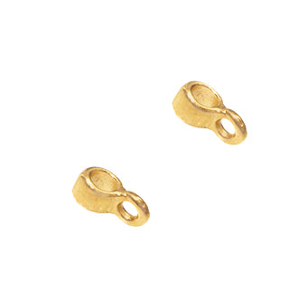 Mini Separador Chapa Geométrico 7x3.5mm Dorado