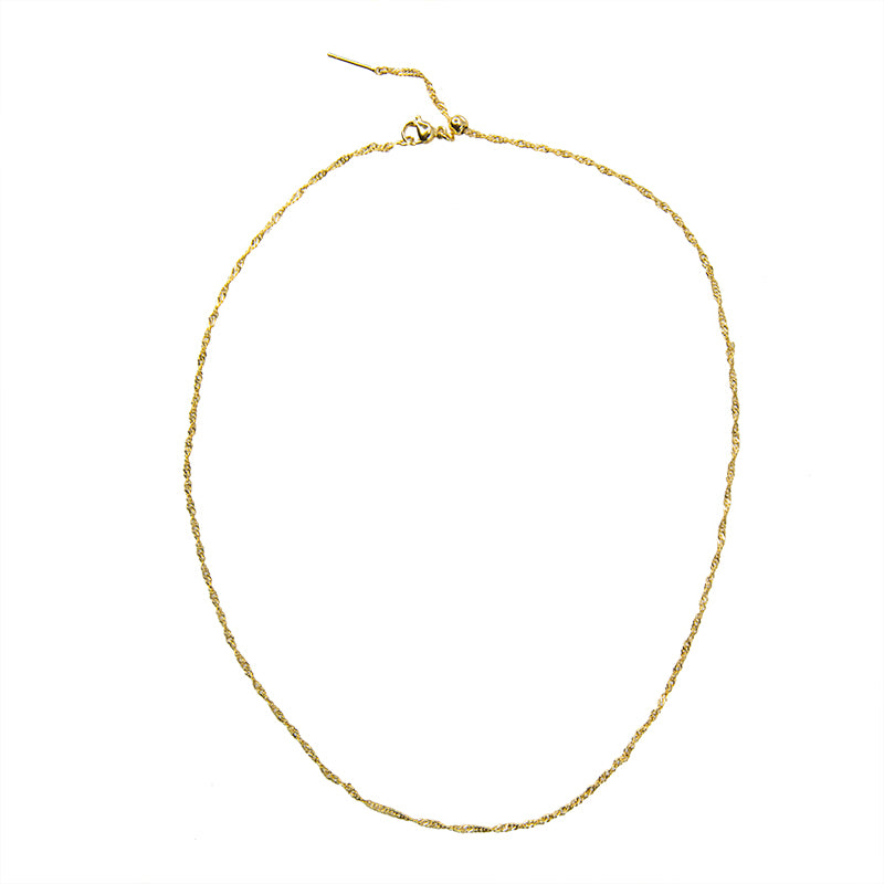 Collar Torzal Ajustable Dorado