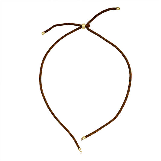 Collar Cordon con Chapa Cafe