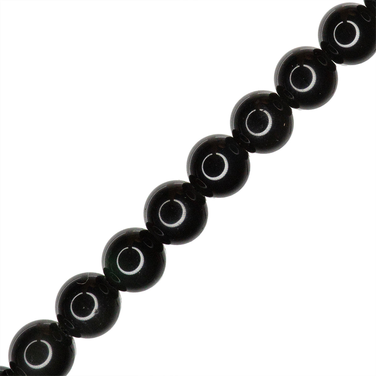 Obsidiana Arcoiris Esfera 6mm Negro