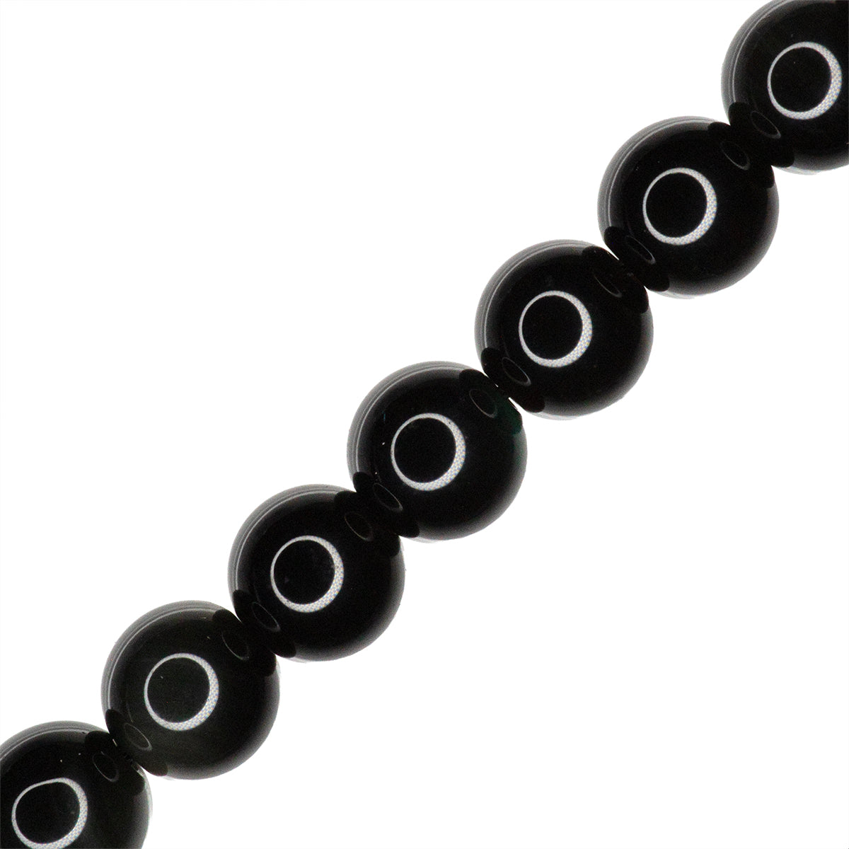 Obsidiana Arcoiris Esfera 8mm Negro