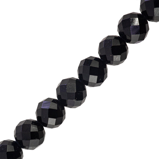 Onix Esfera Facetada 6mm AAA Negro