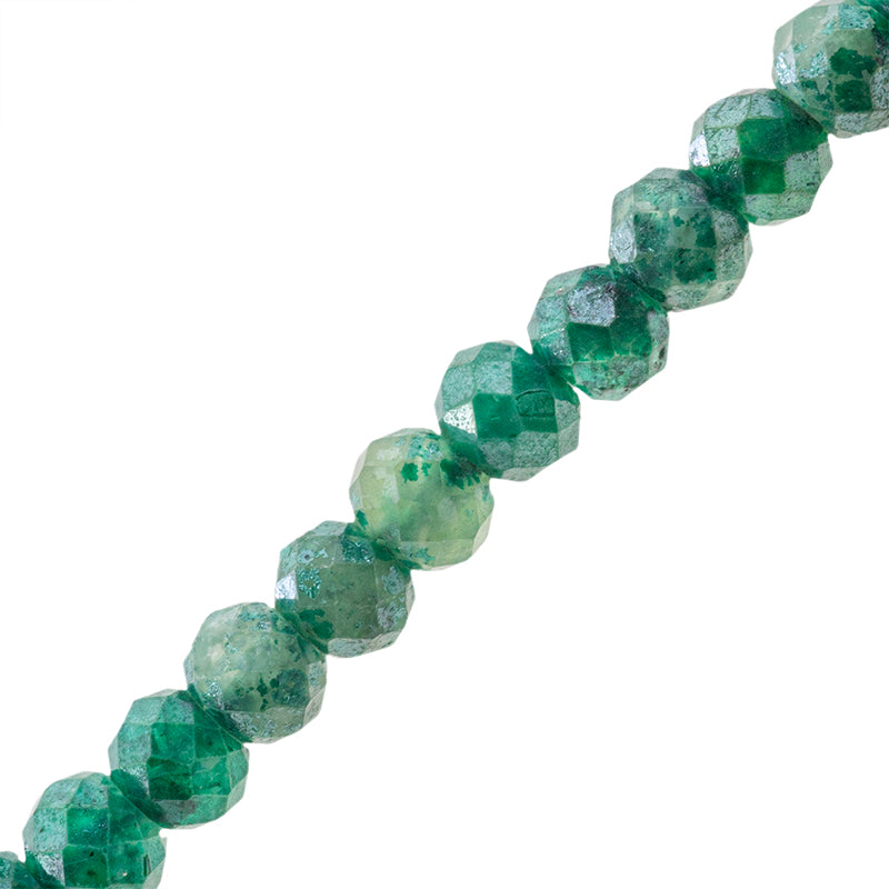 Onix Rondela Facetada 2x3mm Verde
