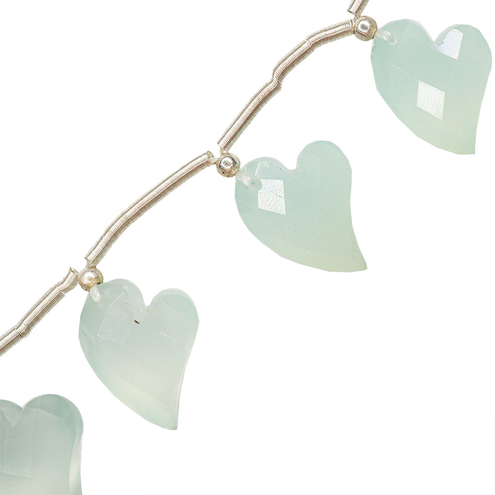 PF Onix Corazón Facetado 11-12x14-16mm Verde