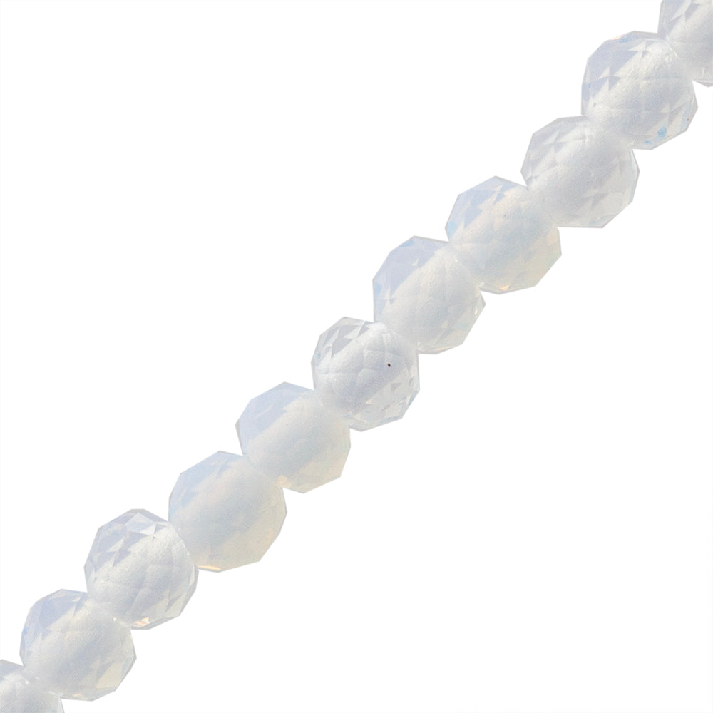 Opalina Esfera Facetada 2mm Transparente