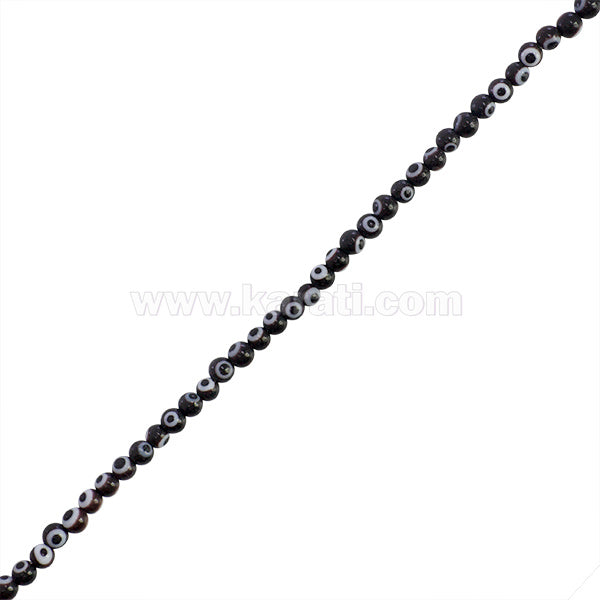 Ojo Turco Esfera 4mm Negro