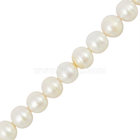 Perla Cultivada Esfera 8-9mm Blanco