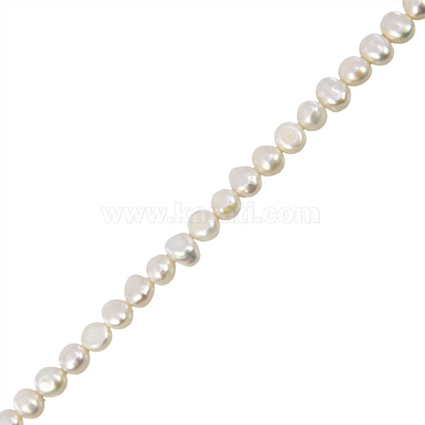 Perla Cultivada Papa 7-8mm Blanco