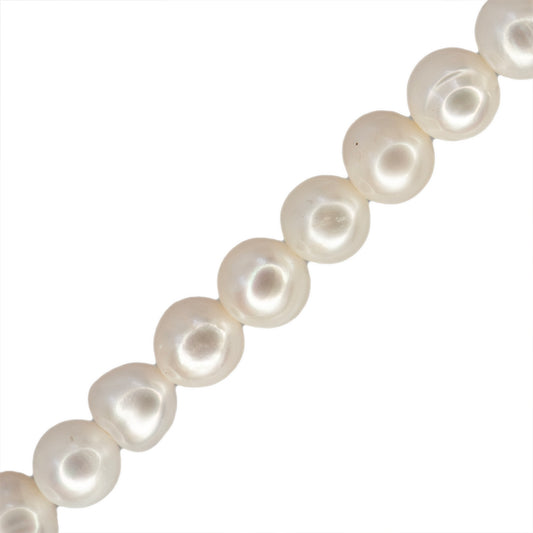 Perla Cultivada Papa 5-6x6-7mm Blanco