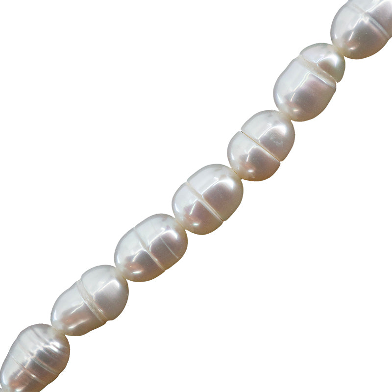 Perla Cultivada Arroz 5-6X3-4mm Blanco