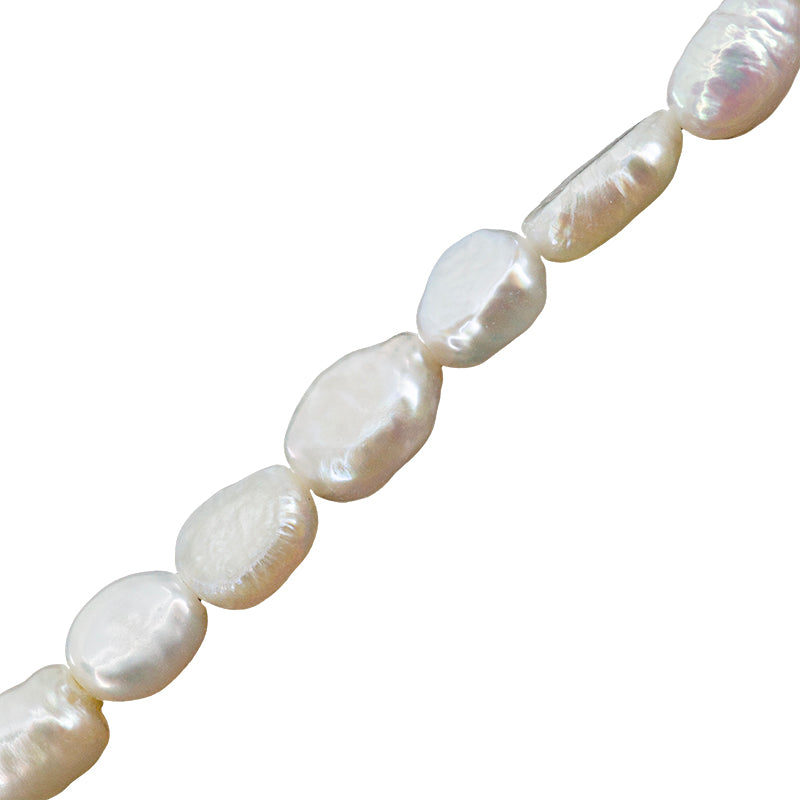 Perla Cultivada Arroz 5-7x3-4mm Blanco