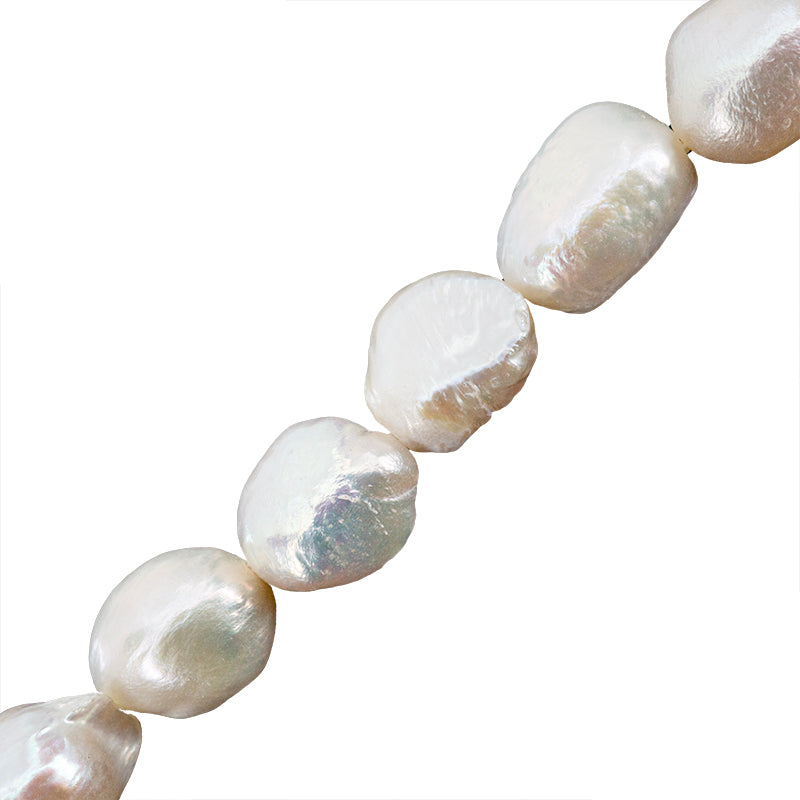 Perla Cultivada Nugget 7-10X7-8mm Blanco