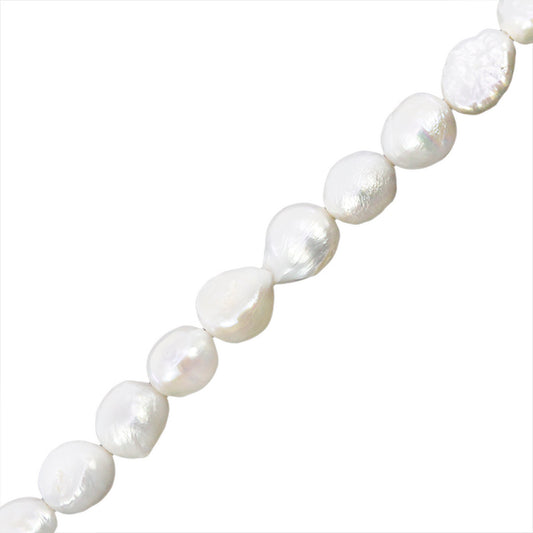 Perla Cultivada Nugget 11-12mm Blanco