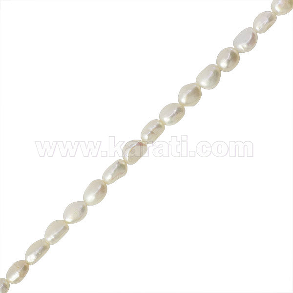 Perla Cultivada Nugget 11-12mm Blanco