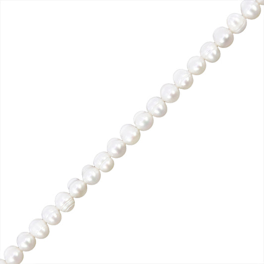 Perla Cultivada Nugget 5-6mm Blanco