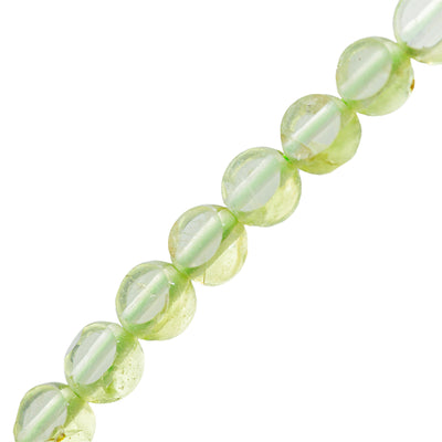 Peridoto Moneda 4mm Verde