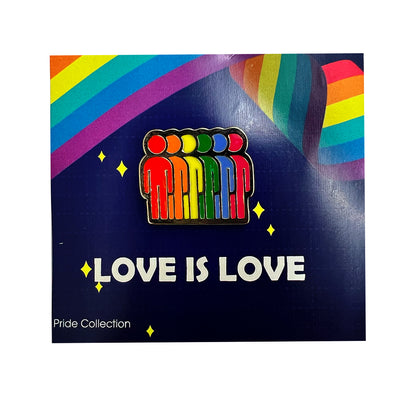 Pin Pride con Resina Niquel Personas