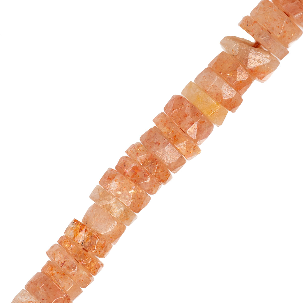 PFP Piedra de Sol Róndela Facetada 1-2x4-4.5mm Naranja