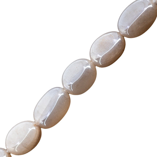 Piedra Luna Nugget 8-8.5x6-6mm Beige