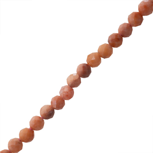 Rodocrosita Esfera Facetada 2mm Rosa
