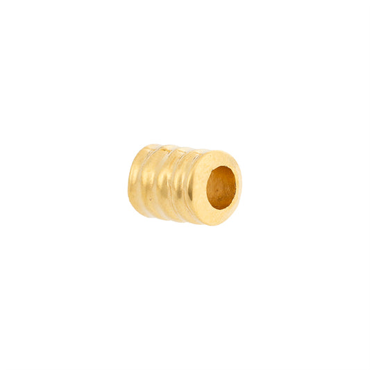 Separador Chapa Cilindro 10x8mm Dorado