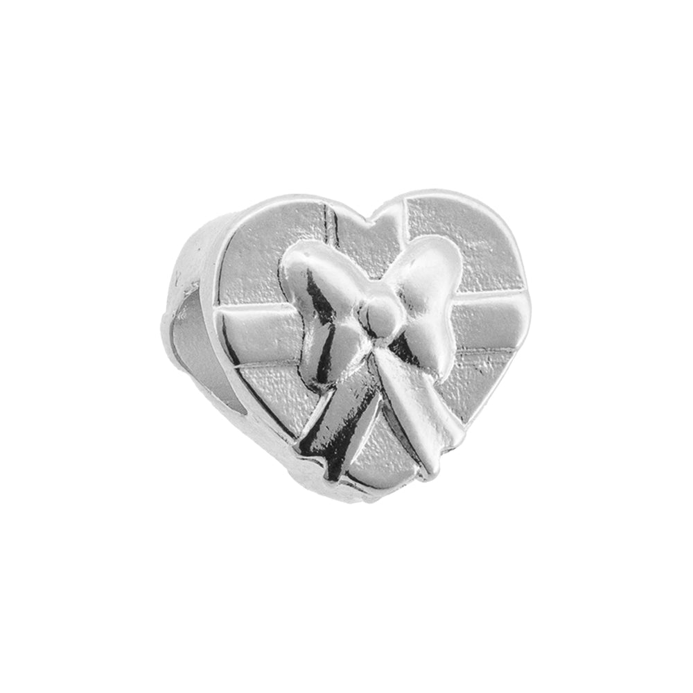 Separador Regalo Corazon 12.3x11mm Niquel