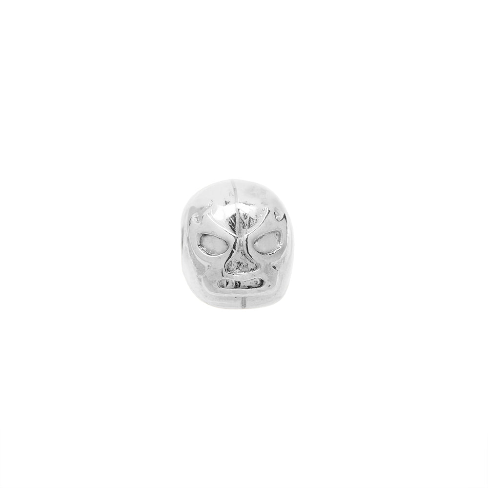 Separador Mascara de Luchador 10x13.7mm Níquel Brillante