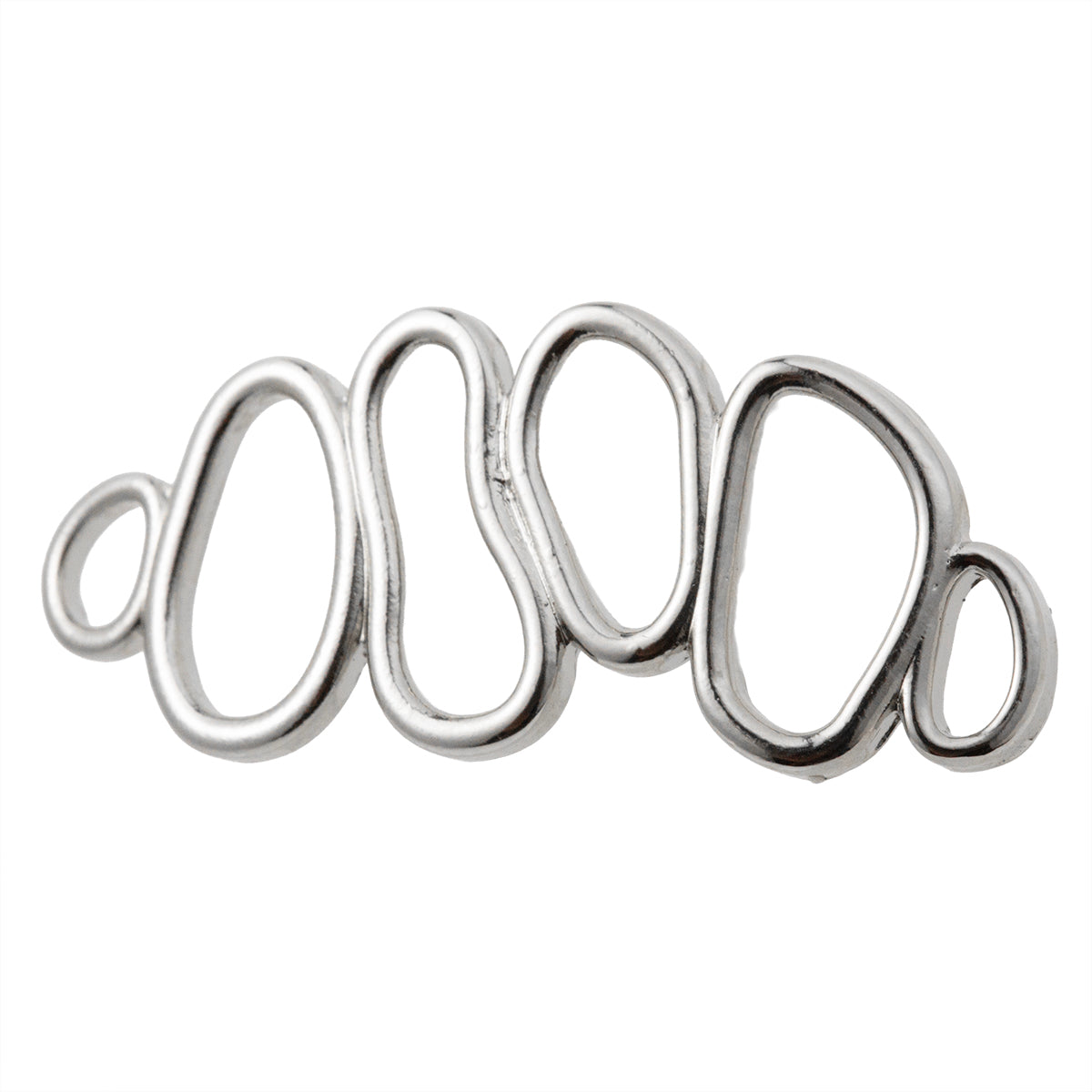 Separador Aros Irregular 45x19mm Níquel