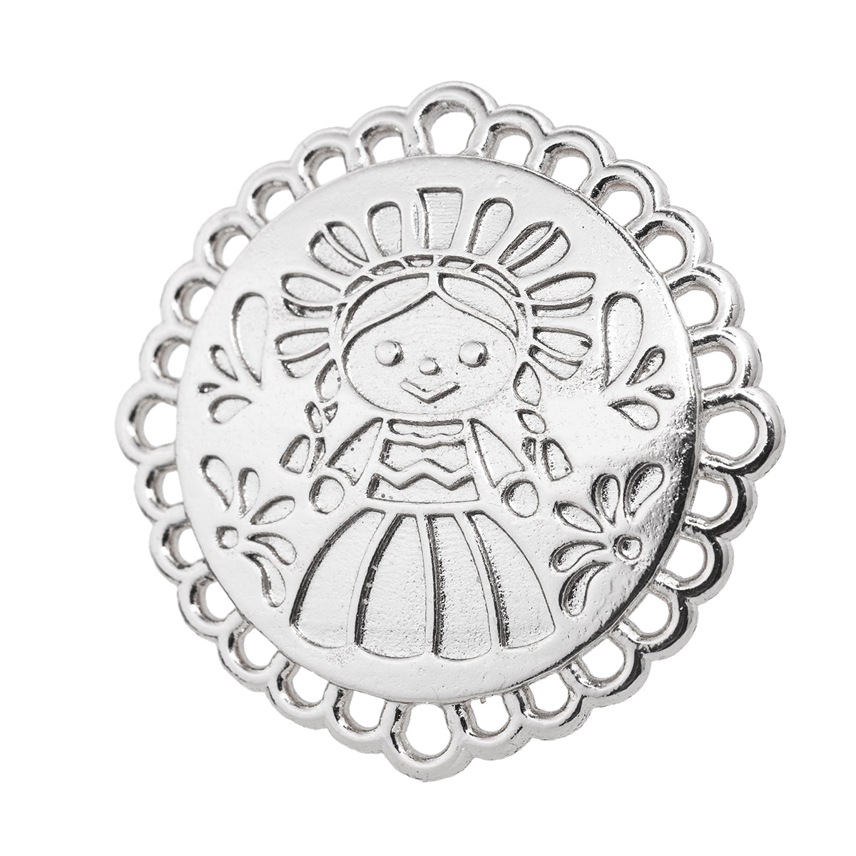 Separador Muñeca Lele 30x31mm Níquel