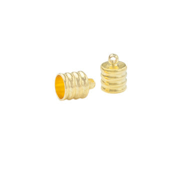 Terminal Para Pegar 11x8mm para 7mm Dorado Brillante