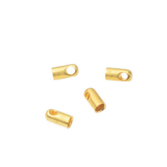 Terminal Para Pegar 4x2mm para 2mm Dorado Brillante