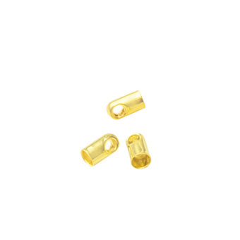 Terminal Para Pegar 6x3mm para 2.5mm Dorado Brillante