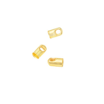 Terminal Para Pegar 7x4mm para 3.5mm Dorado Brillante