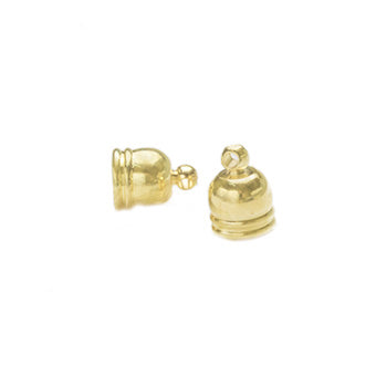 Terminal Para Pegar 10.5x8mm Dorado Brillante