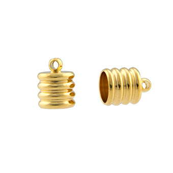 Terminal Para Pegar 10x8mm para 6.5mm Dorado Brillante