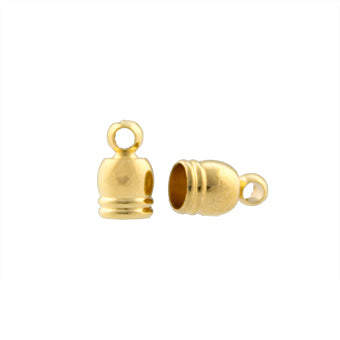 Terminal Para Pegar 8x5mm para 4mm Dorado Brillante