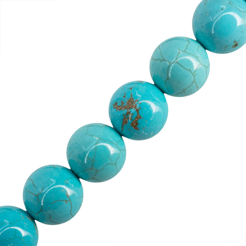 Turquesa Esfera Lisa 8mm Azul