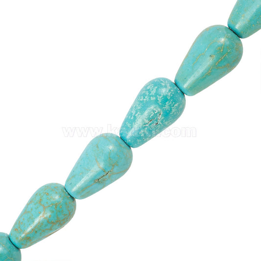 Turquesa Gota 10x6mm Azul