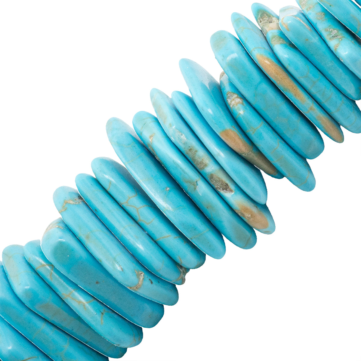 Turquesa Laja 2-3.5x15-18mm Azul